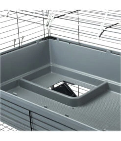 Ferplast Nagerheim Rabbit 120 Double, Grau, Ca. B118/H117/T58 Cm -KERBL Store 6953160 WE DE 005 FerplastNagerKRabbit120DoubleM