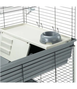 Ferplast Nagerheim Rabbit 120 Double, Grau, Ca. B118/H117/T58 Cm -KERBL Store 6953160 WE DE 006 FerplastNagerKRabbit120DoubleM