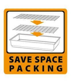 Ferplast Nagerheim Rabbit 120 Double, Grau, Ca. B118/H117/T58 Cm -KERBL Store 6953160 WE DE 007 FerplastNagerKRabbit120DoubleM