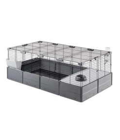 Ferplast Nagerheim Multipla Maxi, Schwarz, Ca. B142/H50/T72 Cm -KERBL Store 6953244 WE DE 002 FerplastNagerKMultiplaMaxiSchwarz