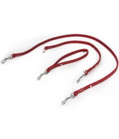 Das Lederband Universal-Hundeleine Olivvia Barcelona Indian-Red