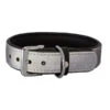 Das Lederband Hundehalsband Style Oslo Silber Reflektierend/Schwarz -KERBL Store M200009492 WE FS 001 DasLederbandHundehalsbandStyleOsloSilberReflektierendSchwarz